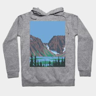 Aasgard Pass or Colchuck Pass in Alpine Lakes Wilderness Area Washington State WPA Poster Art Hoodie